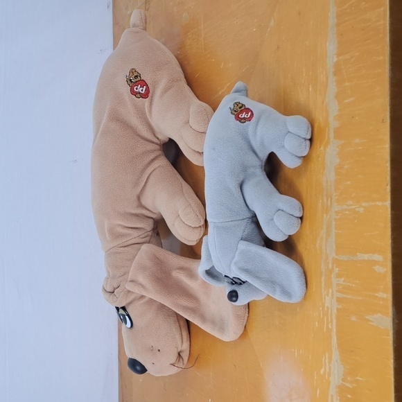 Vintage lot of 2 Tonka Pound Puppies collectible plush stuffed animals - Picture 2 of 9